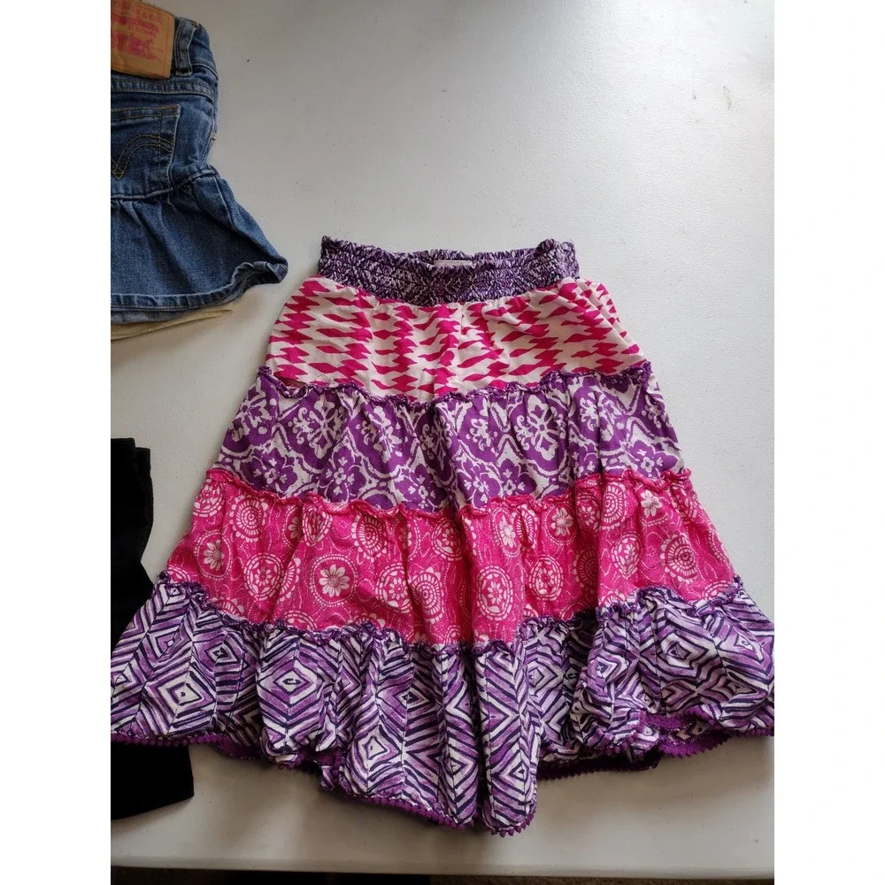 Girls Skirts and Shorts Bundle Levi's Old Navy Disney Garanimals Size 5T 9pc Lot